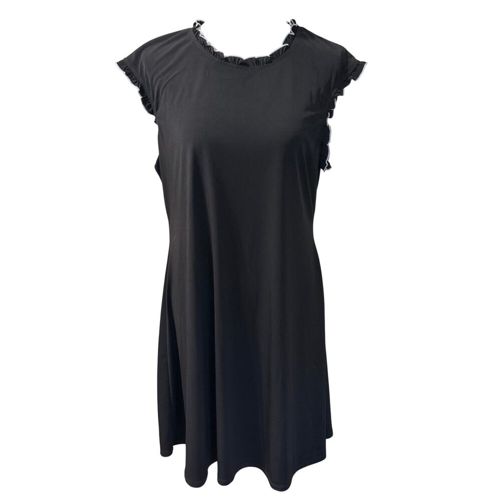 Nicole Miller A-Line Little Black Dress Size XL